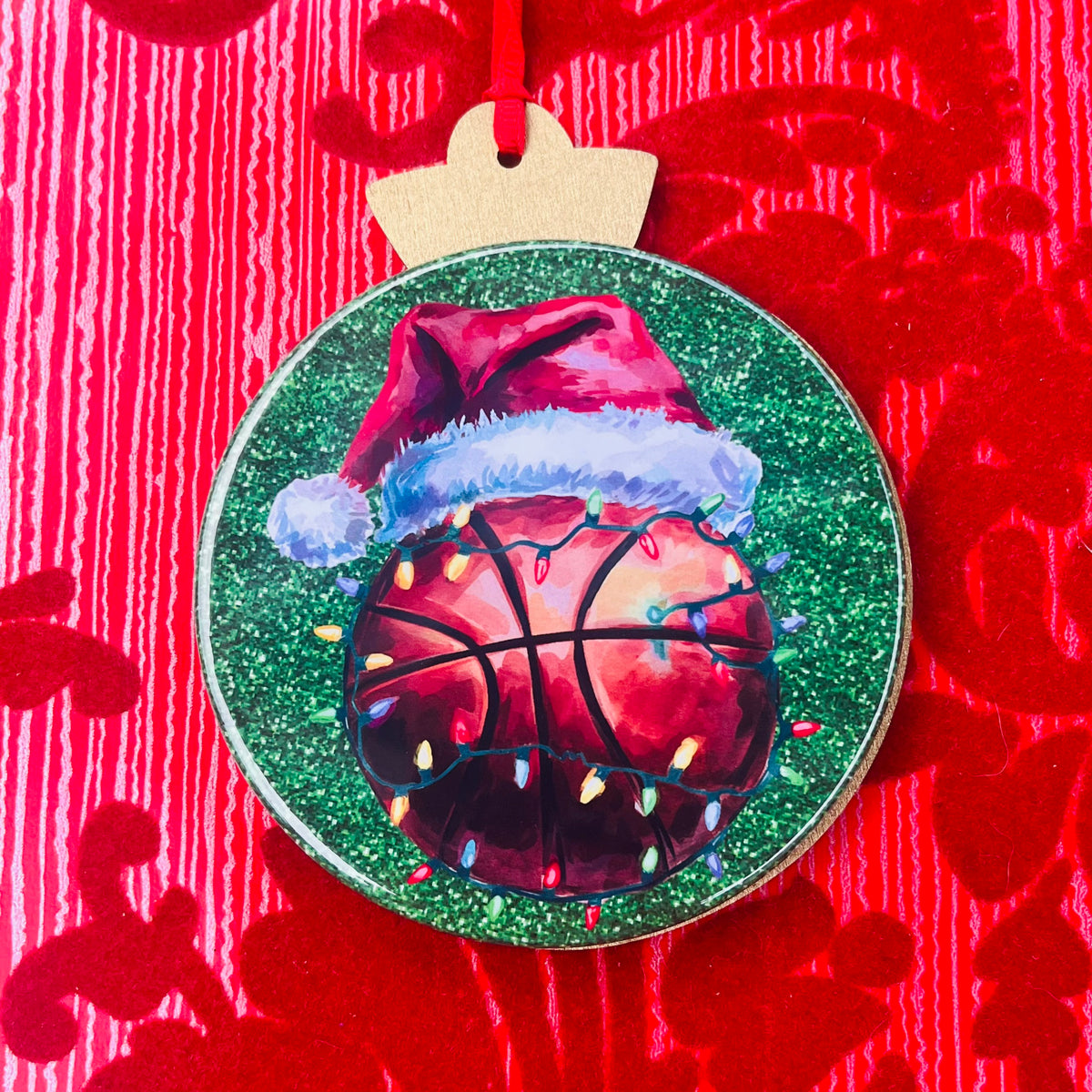 BASKETBALL LOVER CHRISTMAS ORNAMENT