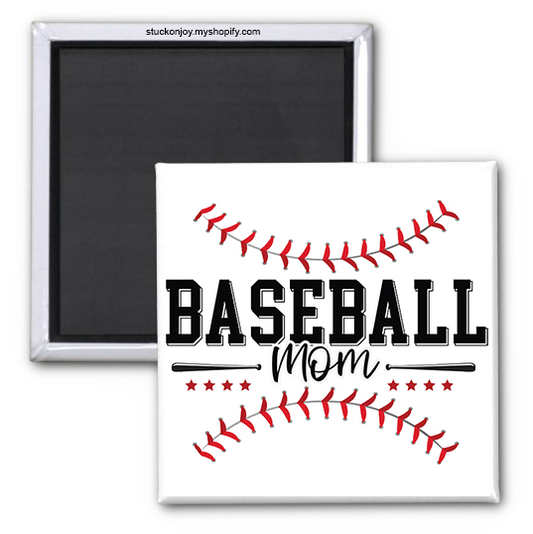 BASEBALL MOM MAGNET