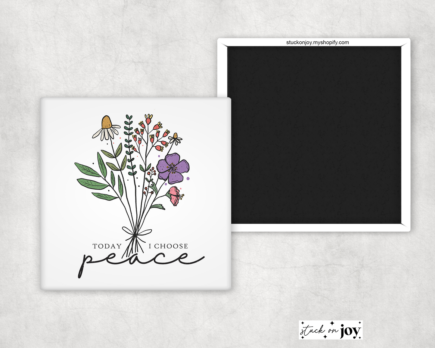 TODAY, I CHOOSE PEACE QUOTE MAGNET