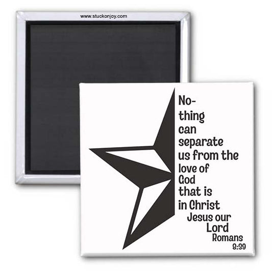 ROMANS 8:39 RELIGIOUS 2x2 MAGNET