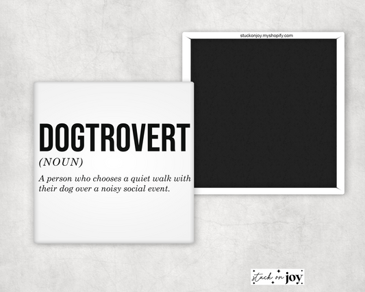 DOGTROVERT 2x2 SQUARE MAGNET