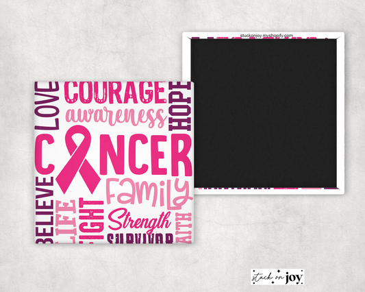 BREAST CANCER AWARENESS INSPIRATIONAL MAGNET