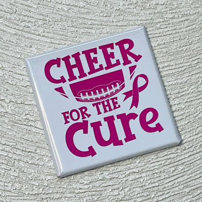 CHEER FOR THE CURE - BREAST CANCER AWARENESS MAGNET