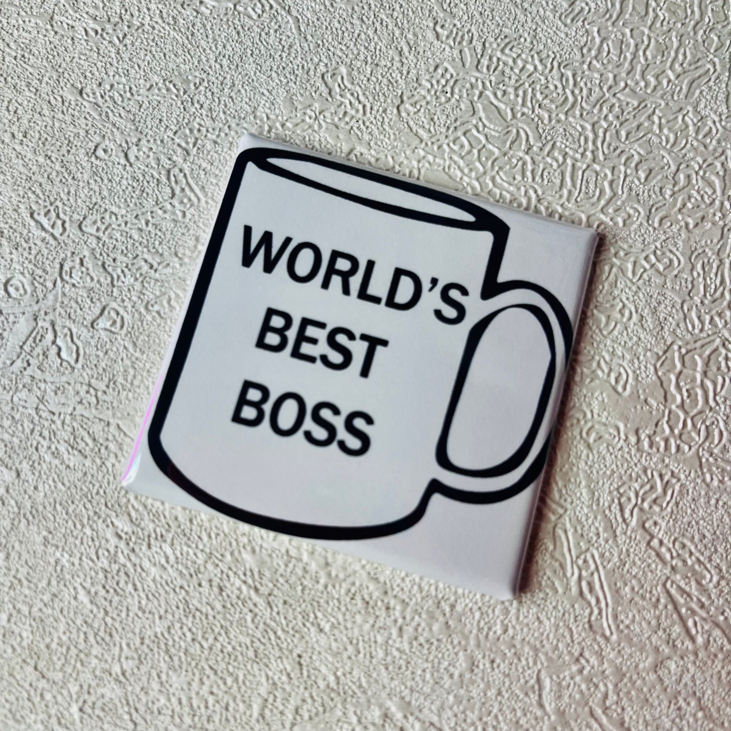 WORLD'S BEST BOSS 2x2 MAGNET