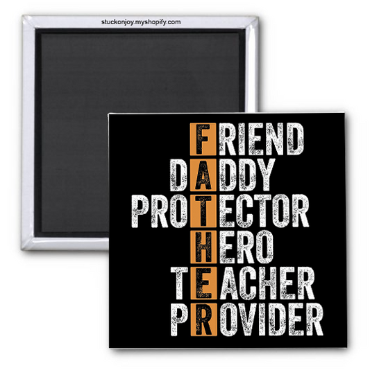 FATHER ACRONYM 2X2" MAGNET