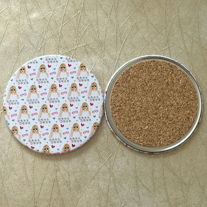 ERA'S TOUR COLLAGE 3.5" BUTTON COASTER