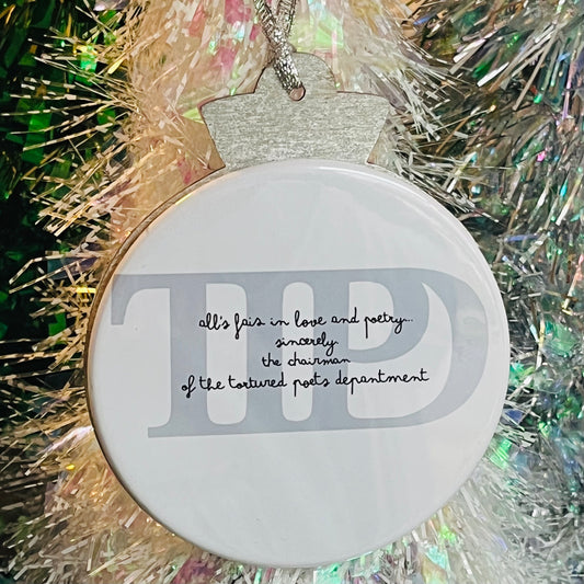 SWIFTIE CHRISTMAS ORNAMENT - TTPD