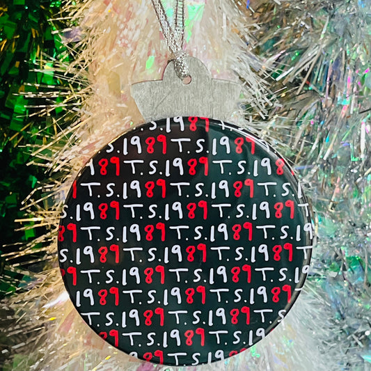 SWIFTIE CHRISTMAS ORNAMENT - T.S. 1989