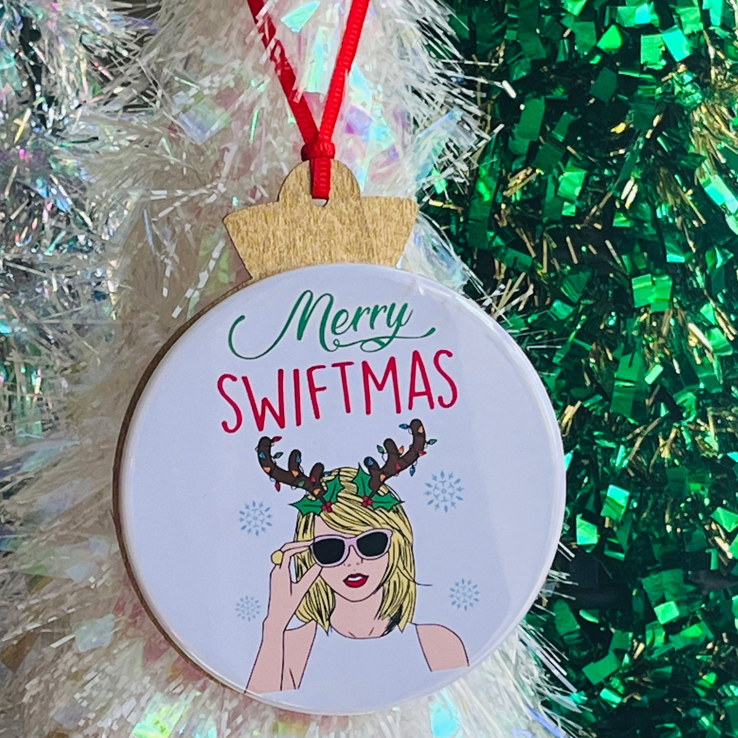 MERRY SWIFTMAS CHRISTMAS ORNAMENT