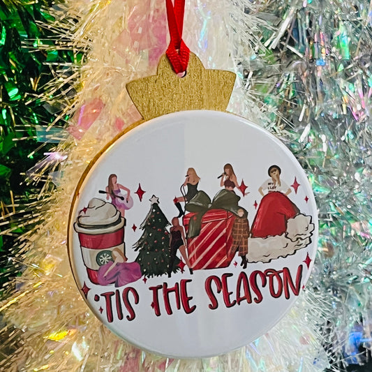 SWIFTIE 'TIS THE SEASON ERA'S CHRISTMAS ORNAMENT