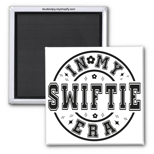 IN MY SWIFTIE ERA B/W 2x2 SQUARE MAGNET