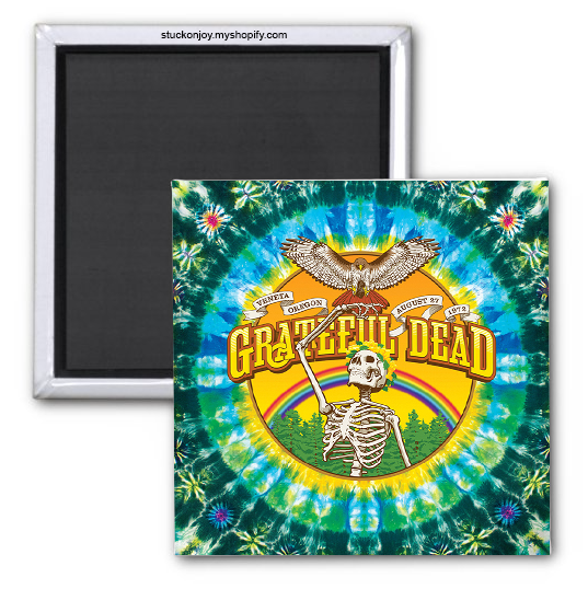 Grateful Dead 2x2 MAGNET