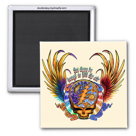 Grateful Dead 2x2 MAGNET