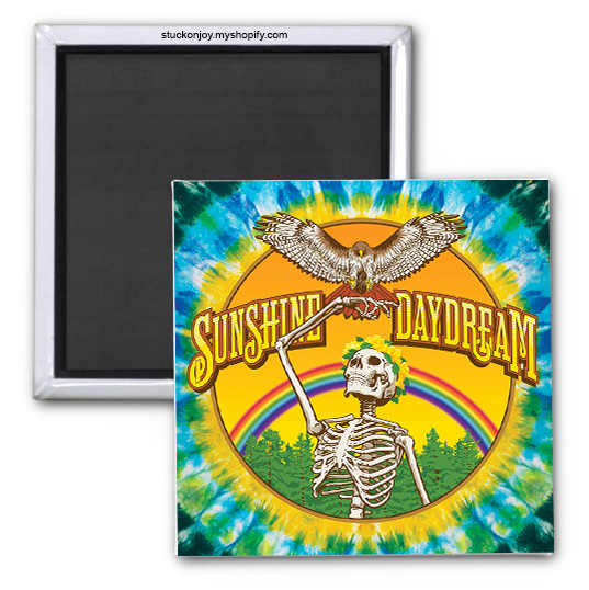 Grateful Dead SUNSHINE DAYDREAM 2x2 Magnet