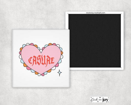 CASUAL - CHAPPELL ROAN INSPIRED 2x2 MAGNET