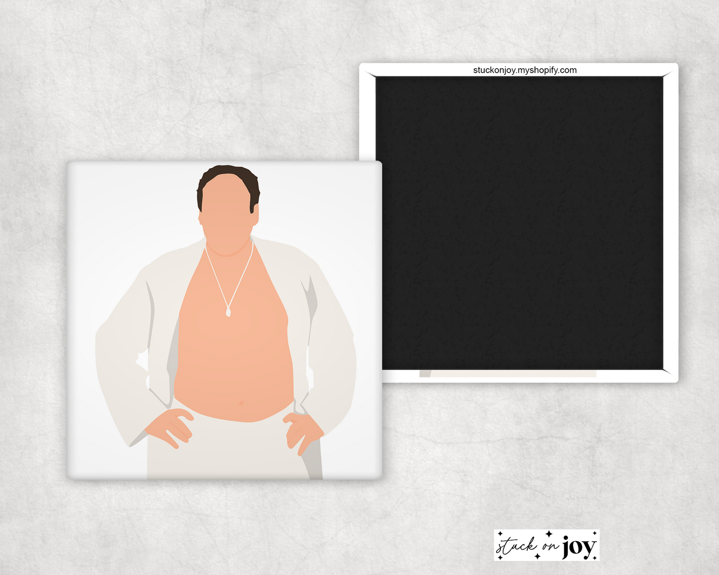 GANGSTER 2x2 SOPRANOS MAGNET, TONY IN ROBE