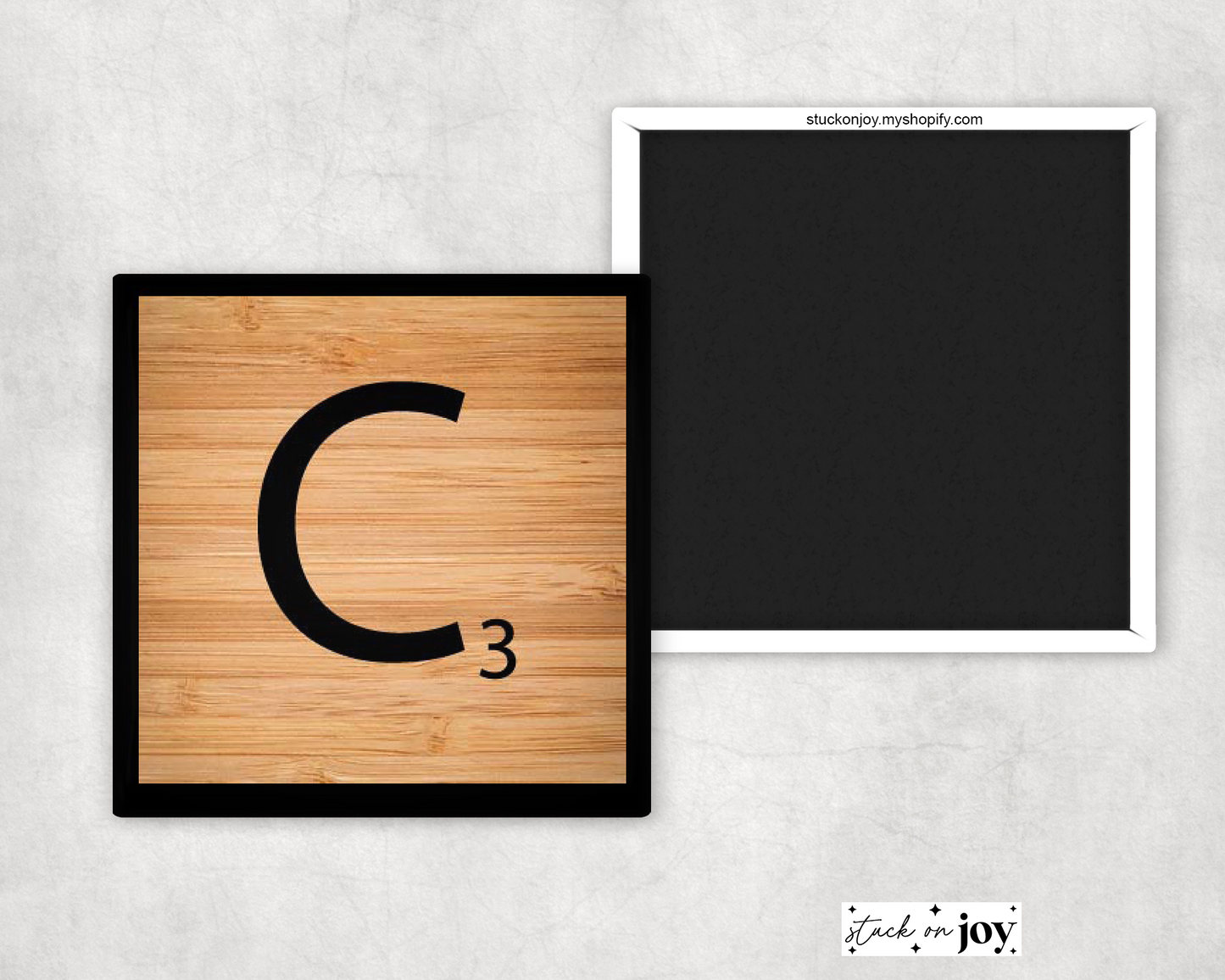 ALPHABET TILES, INDIVIDUAL 2x2" MAGNETS, refrigerator art, family names, menu, sign, personalize, home, letter blocks, add on custom photos