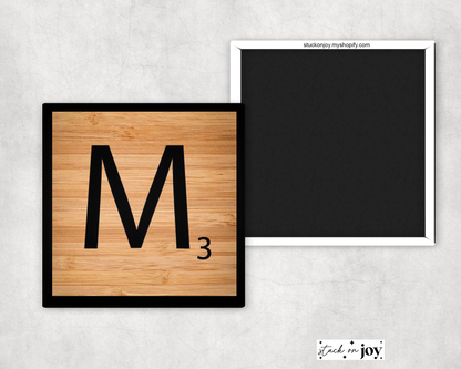 ALPHABET TILES, INDIVIDUAL 2x2" MAGNETS, refrigerator art, family names, menu, sign, personalize, home, letter blocks, add on custom photos