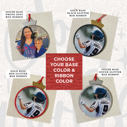 Personalized Photo Christmas Ornament - Upload your own photo!