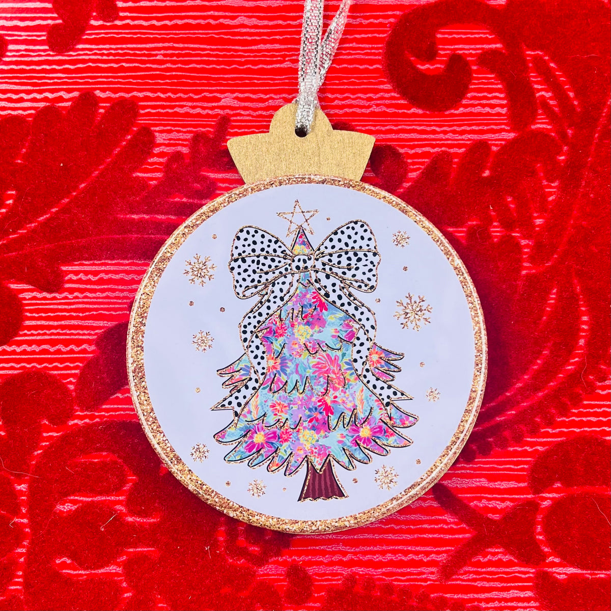 RAINBOW CHRISTMAS TREE ORNAMENT
