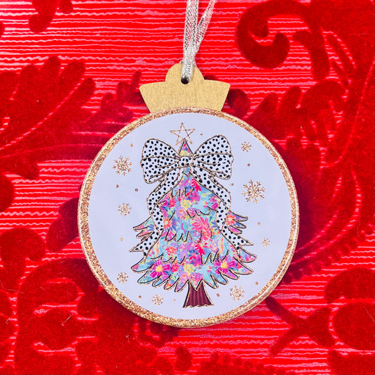 RAINBOW CHRISTMAS TREE ORNAMENT