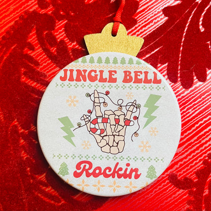 JINGLE BELL ROCKIN' CHRISTMAS ORNAMENT