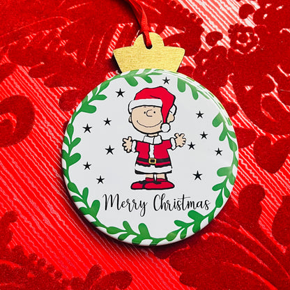 MERRY CHRISTMAS, CHARLIE BROWN CHRISTMAS ORNAMENT