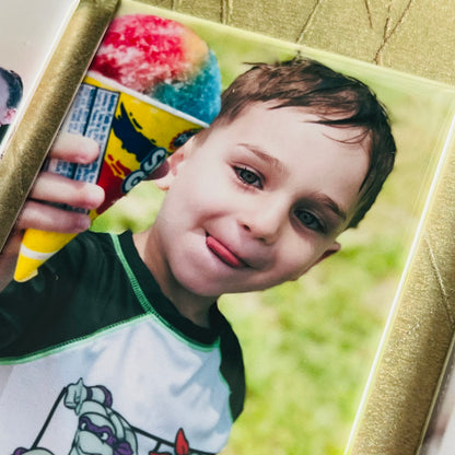 Set of 6 Custom RECTANGLE 2"x3" Personalized Photo Magnets
