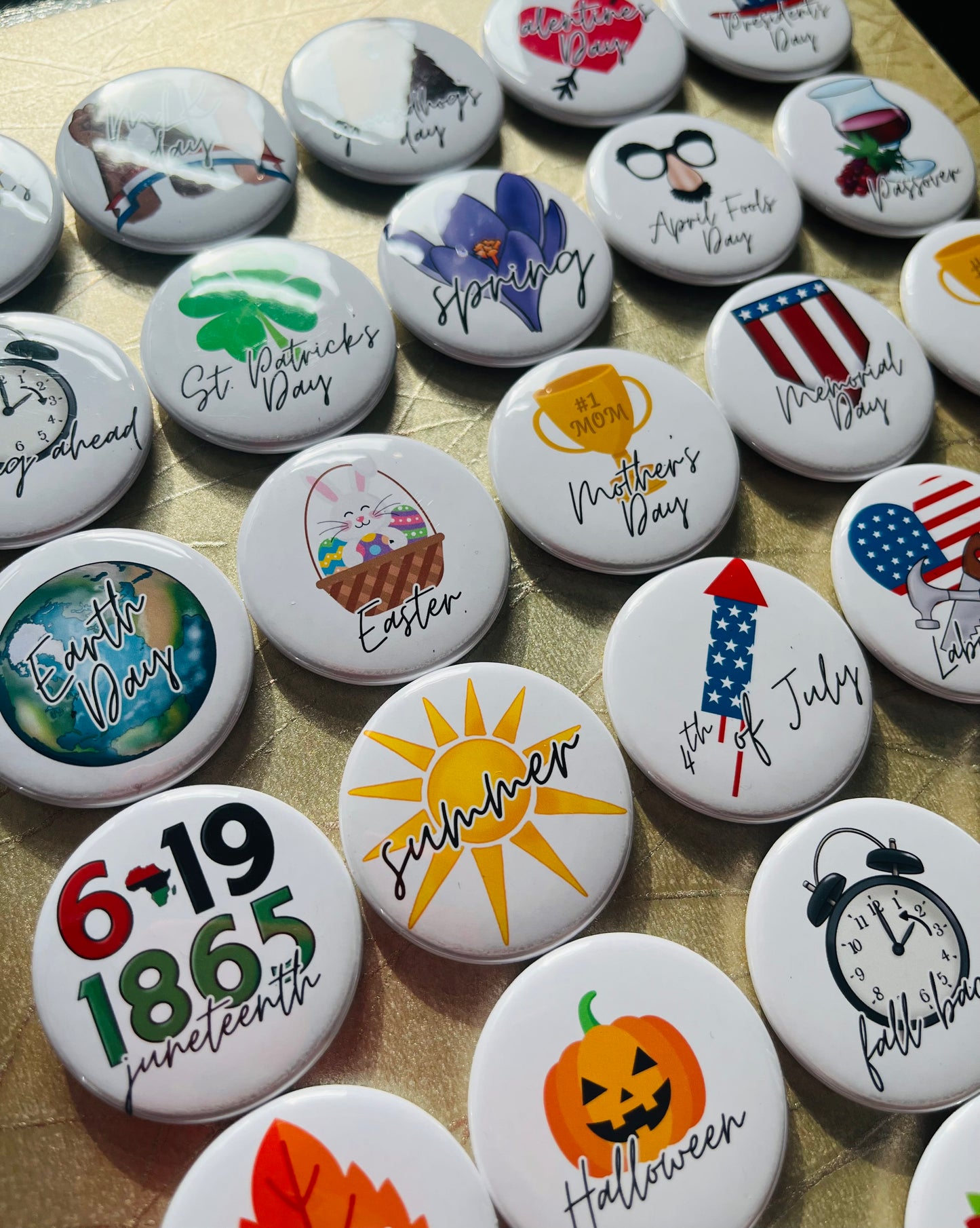 1.5" HOLIDAY MAGNETS Whiteboard, Home, Classroom, Calendar, Home Organization, Perpetual Calendar