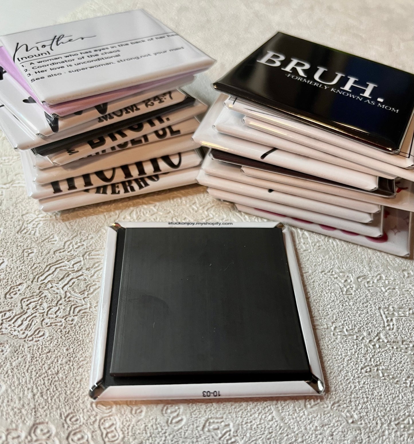 BRUH - FORMERLY KNOWN AS MOM 2x2 MAGNET