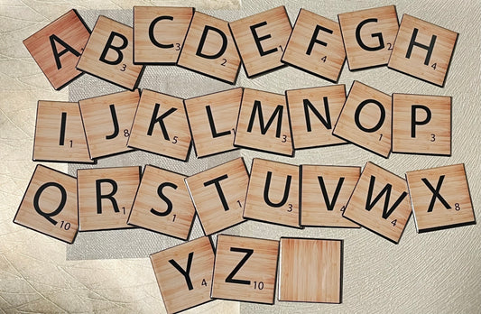 ALPHABET TILES, SET OF (98) 2x2" MAGNETS, refrigerator art, family names, menu, sign, personalize, home, letter blocks, add on custom photos