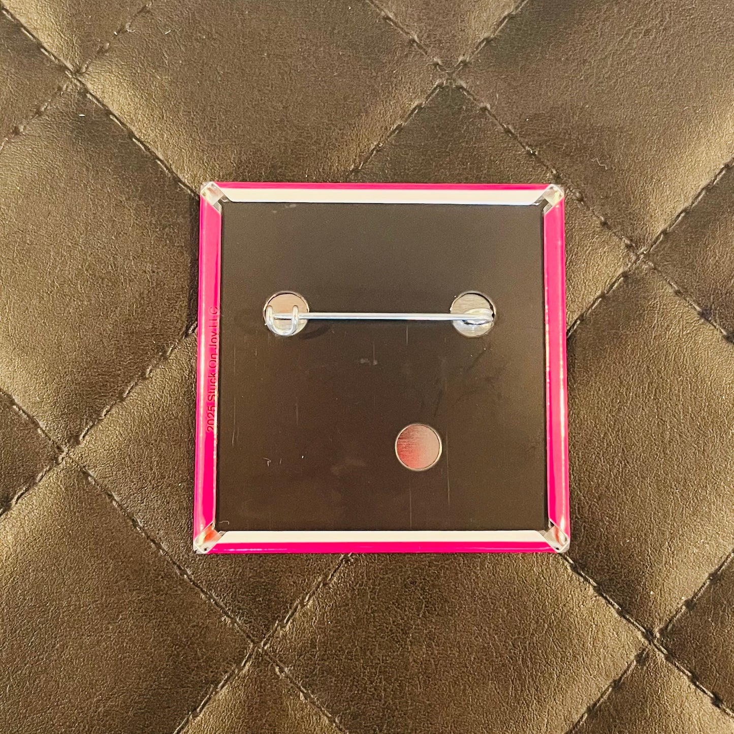 SQUARE 2"x2" Personalized Pin back Button - BULK ORDER, Custom Design