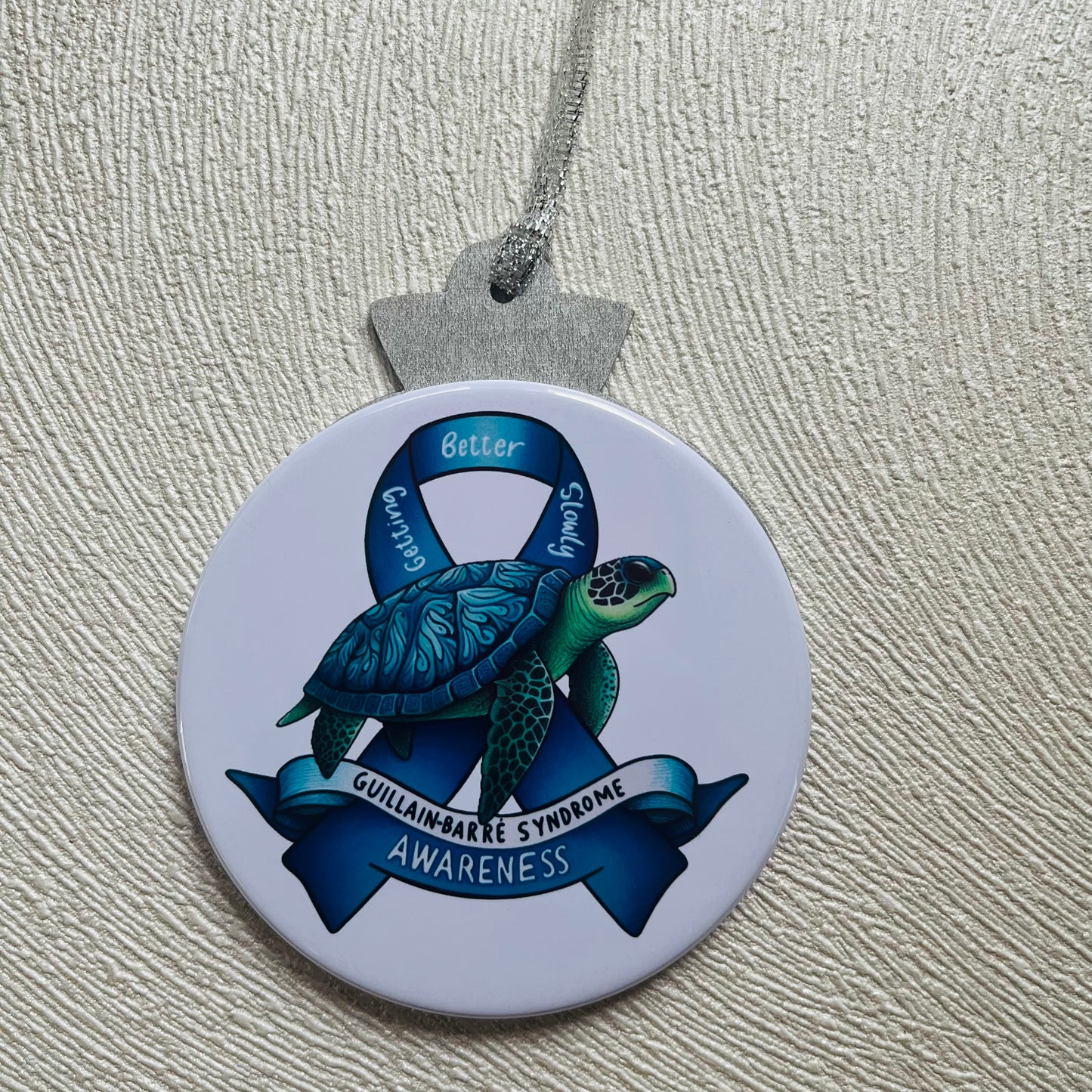 GUILLAIN-BARRE SYNDROME Awareness Collection - Magnet, Ornament, Pins, Bottle Opener, Keychain - Choose your style