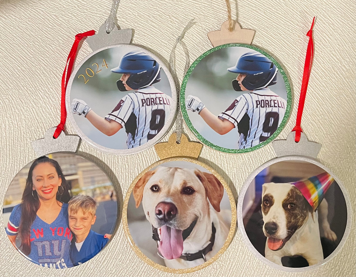 Personalized Photo Christmas Ornament - Upload your own photo!