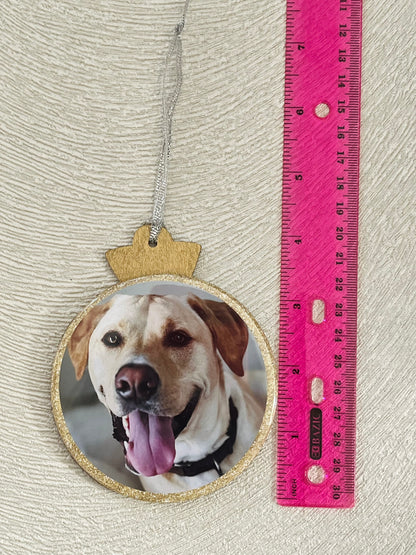 Personalized Photo Christmas Ornament - Upload your own photo!