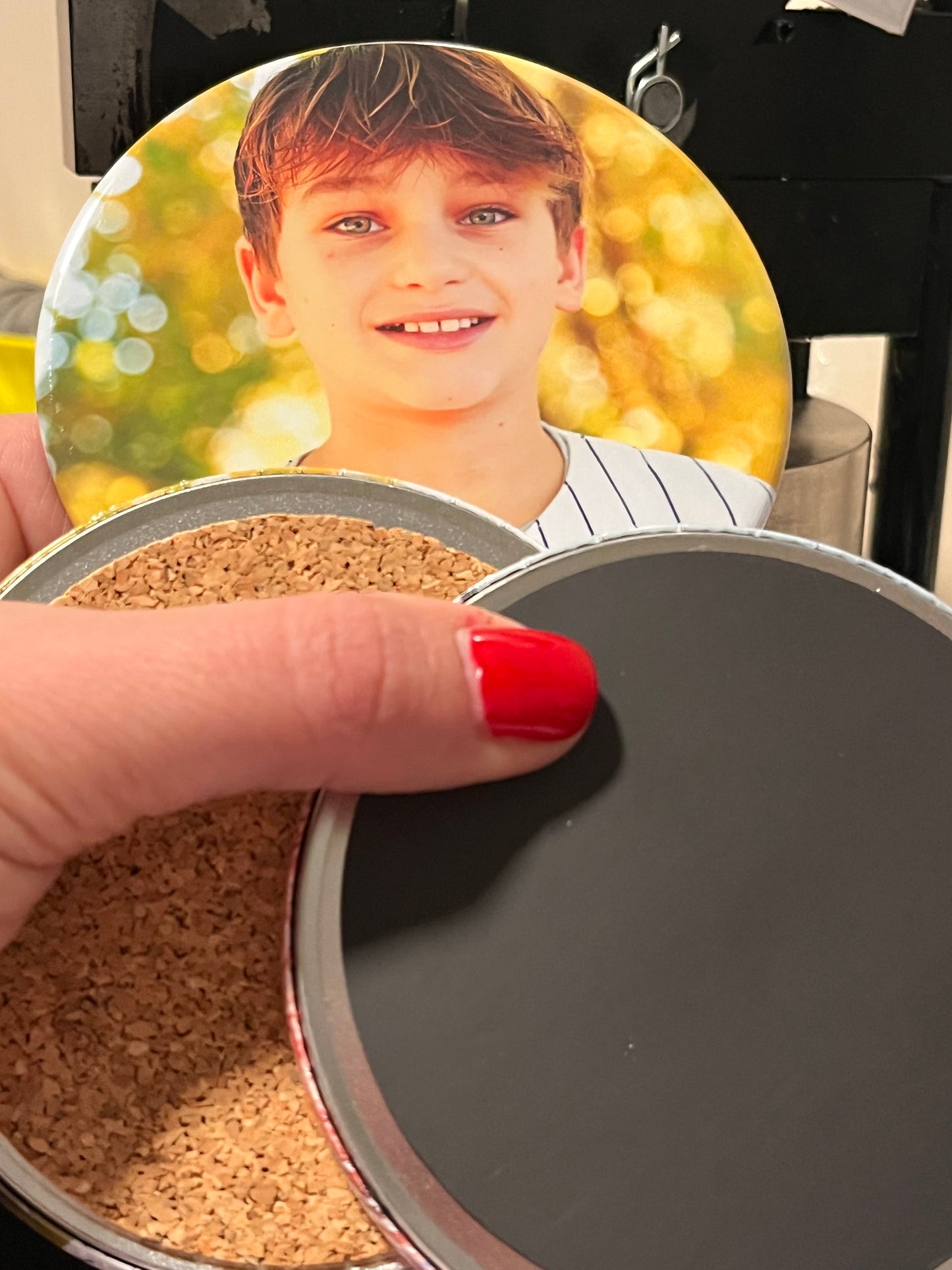 Set of (4) 3.5" Large Circle Magnets, Coasters or Buttons