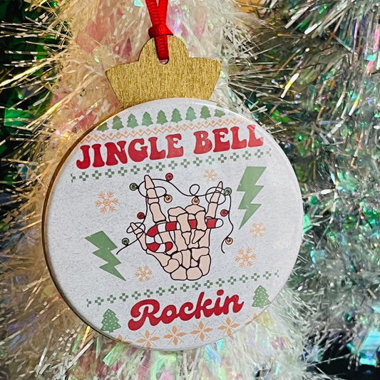 JINGLE BELL ROCKIN' CHRISTMAS ORNAMENT