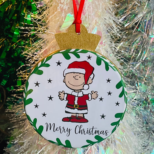 MERRY CHRISTMAS, CHARLIE BROWN CHRISTMAS ORNAMENT