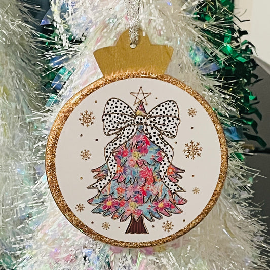 RAINBOW CHRISTMAS TREE ORNAMENT