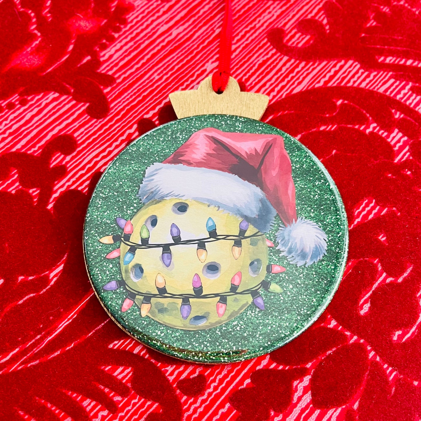 PICKELBALL LOVER CHRISTMAS ORNAMENT