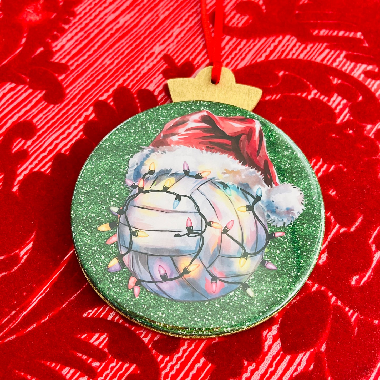 VOLLEYBALL LOVER CHRISTMAS ORNAMENT