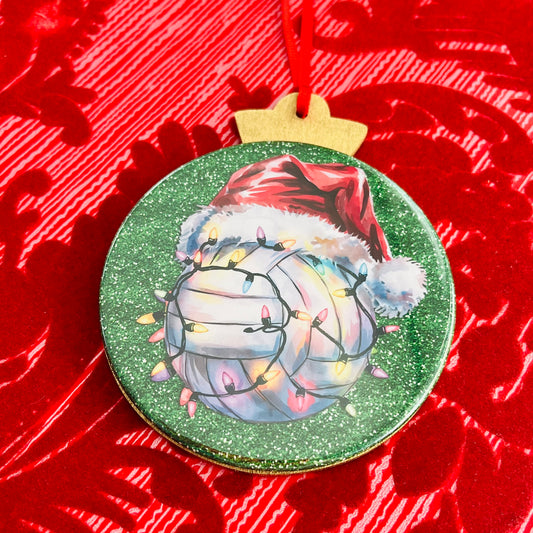VOLLEYBALL LOVER CHRISTMAS ORNAMENT