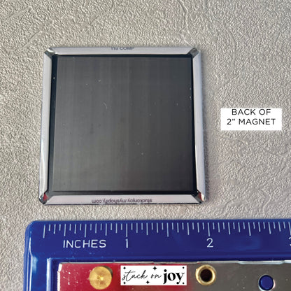 THE HAPPIEST OF HOURS IS HERE 2x2 MAGNET